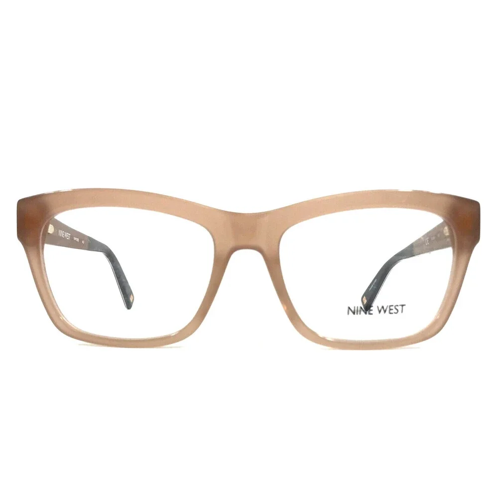 Nine West Eyeglasses Frames NW5083 665 Blush Brown Cat Eye Full Rim 53-18-135